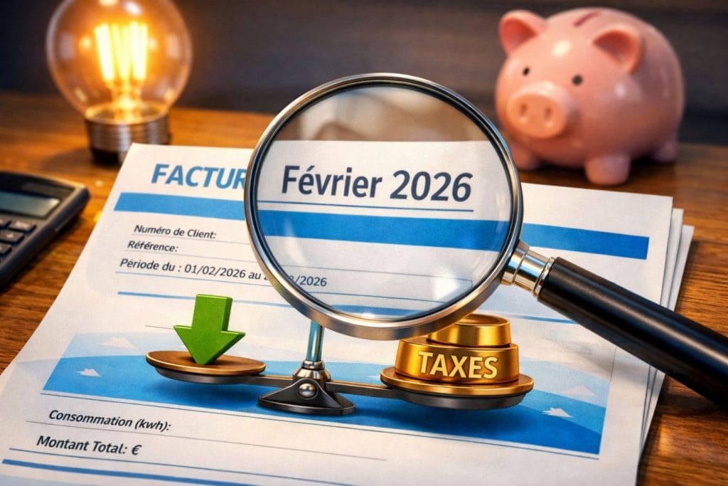 Baisse électricité février 2026