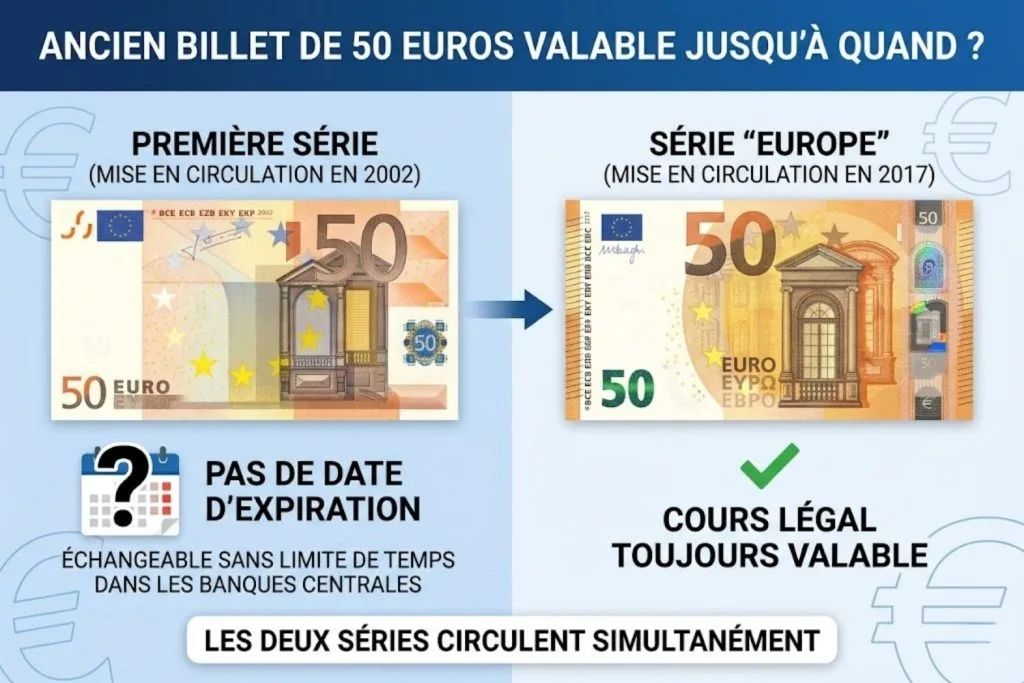 ancien billet de 50 euros valable jusqu'à quand