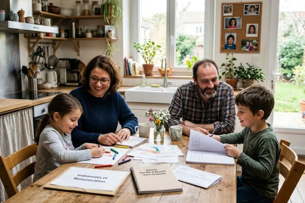famille d'accueil salaire
