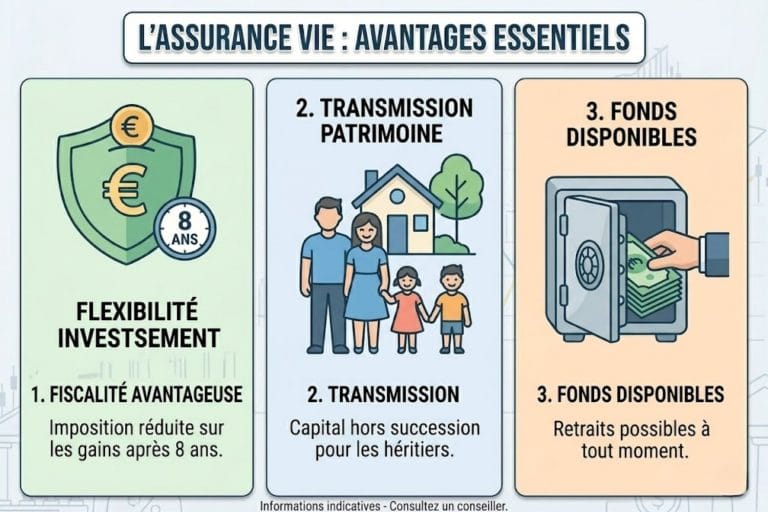 assurance vie avantage