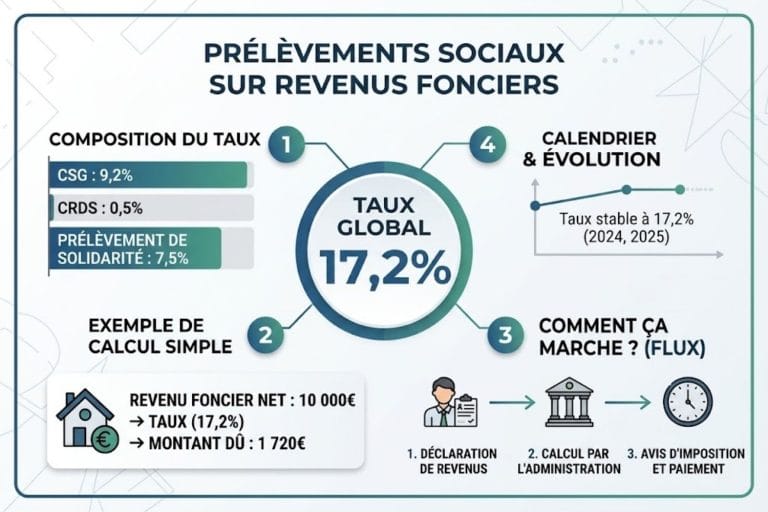 prélèvements sociaux sur revenus fonciers