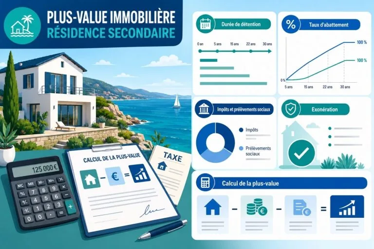 plus-value sur une résidence secondaire